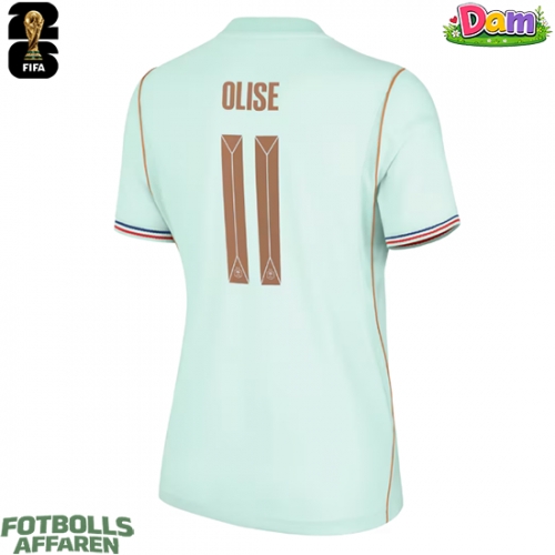 Frankrike Michael Olise #11 Bortatröja Kvinnor VM 2026 Kortärmad